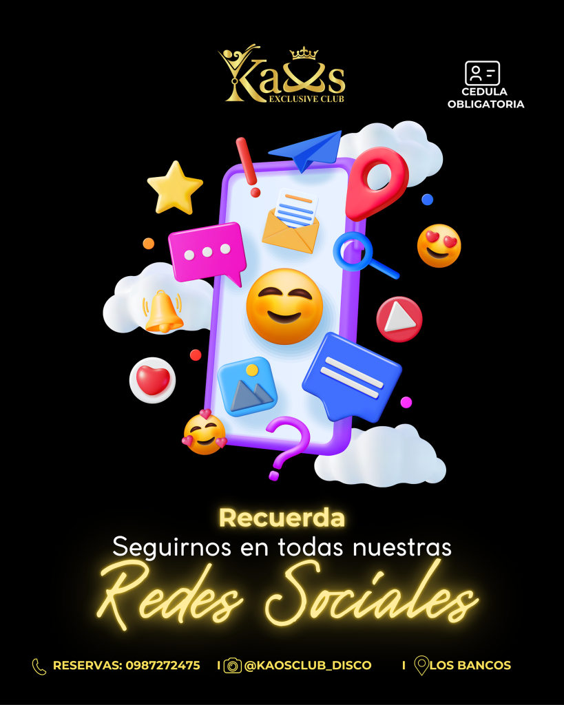 redes sociales kaos discoteca